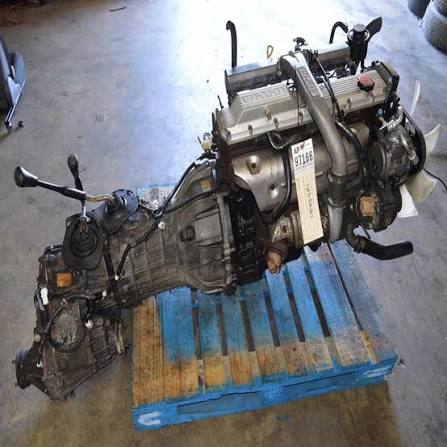 Toyota 1HD-FTE Engine with 4x4 Gearbox for Sale